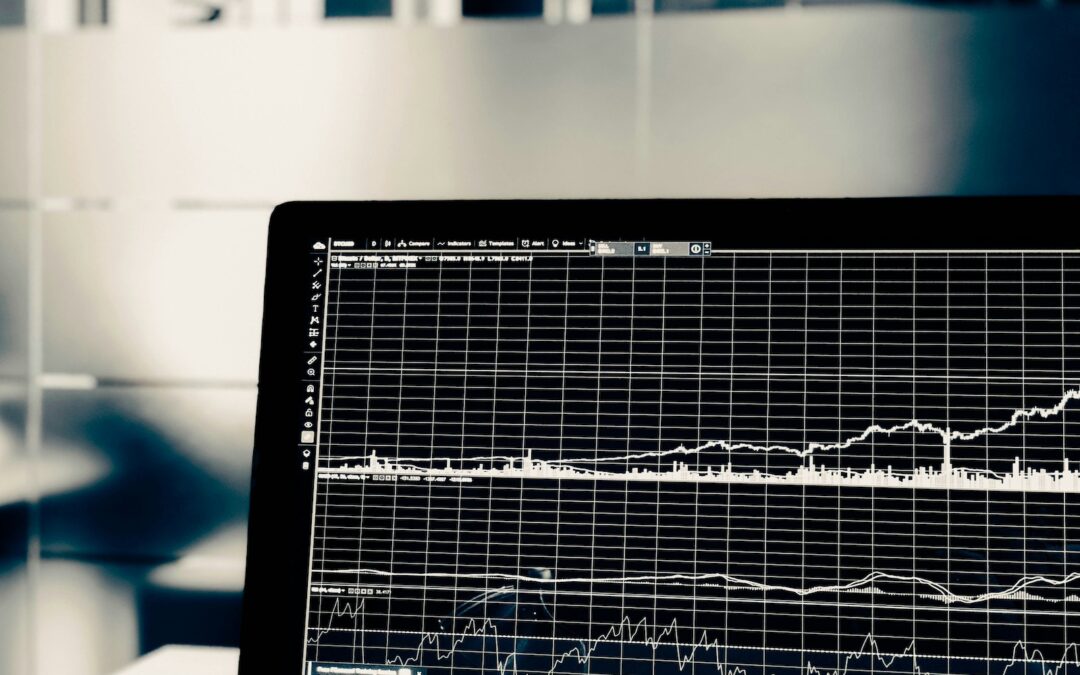 Computer screen with data.